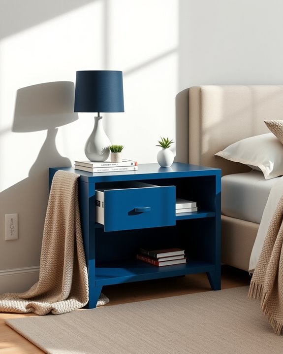 stylish blue storage solutions