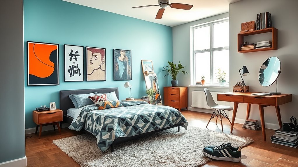 stylish boys bedroom inspiration