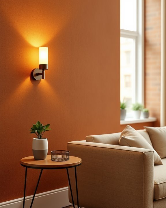 stylish brown wall sconces