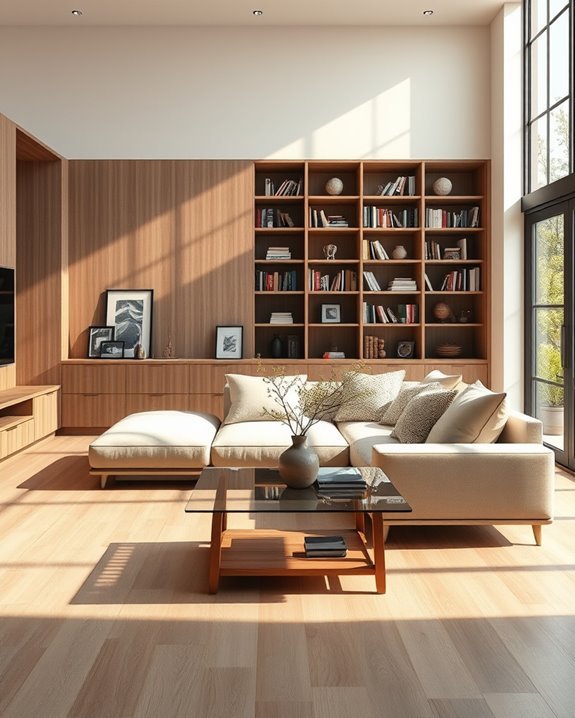 stylish built in storage solutions
