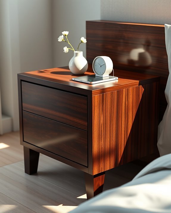 stylish charging bedside tables