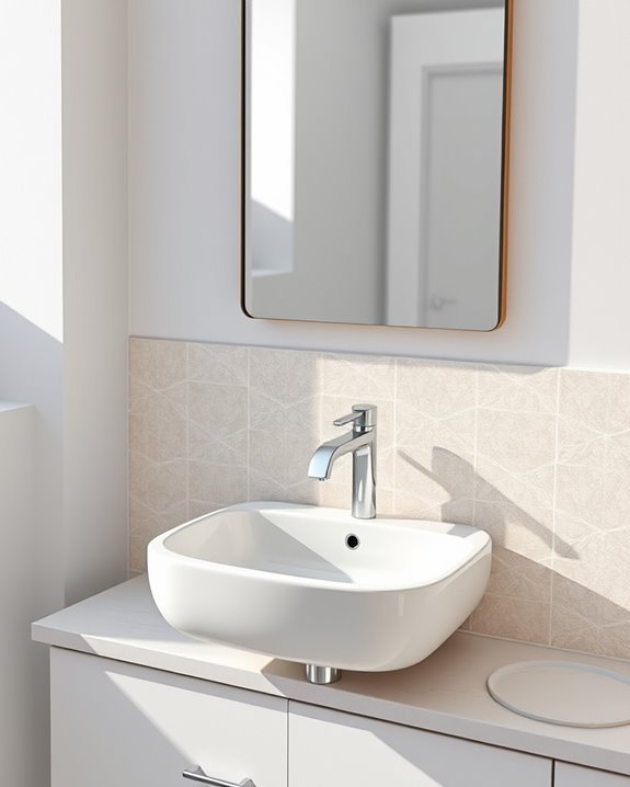 stylish compact bathroom sinks