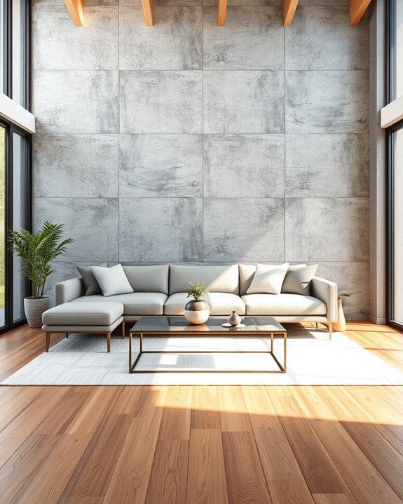 stylish concrete wall panels