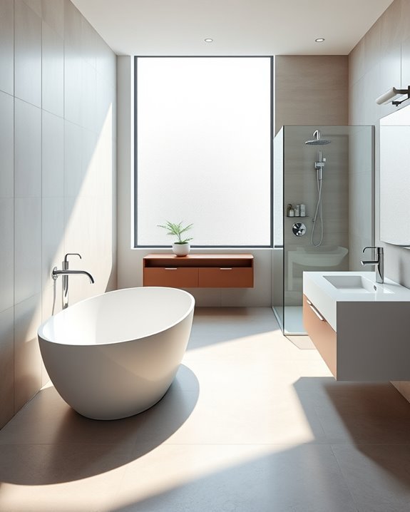 stylish contemporary bathroom fixtures