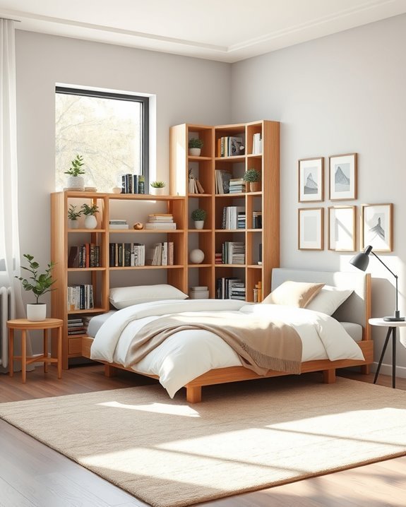 stylish corner bookshelf solutions