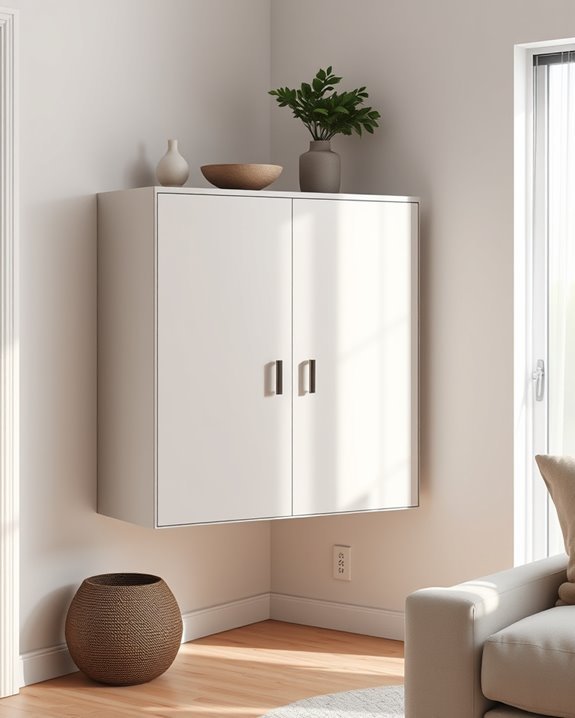 stylish corner storage solution