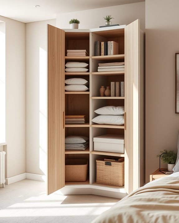 stylish corner storage solutions