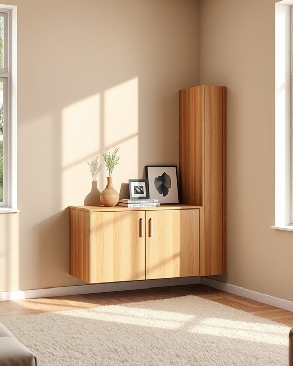 stylish corner storage solutions