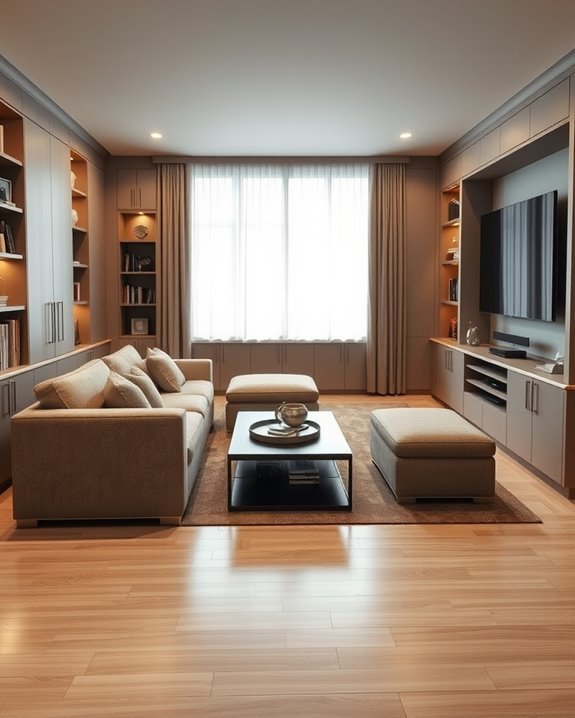 stylish custom media cabinets