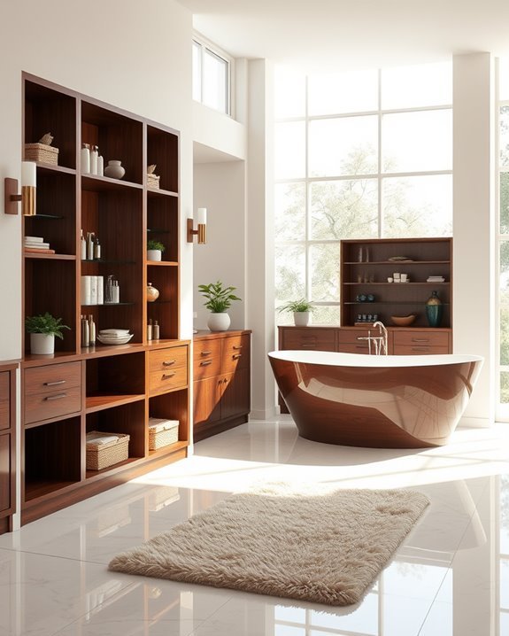 stylish custom shelving solution