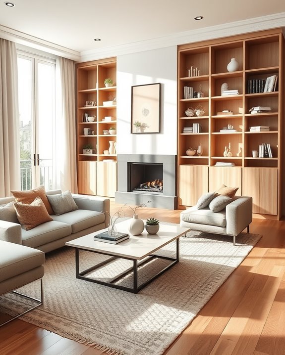stylish custom shelving solutions