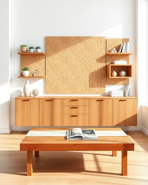 stylish customizable cork board