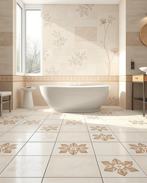 stylish decorative border tiles