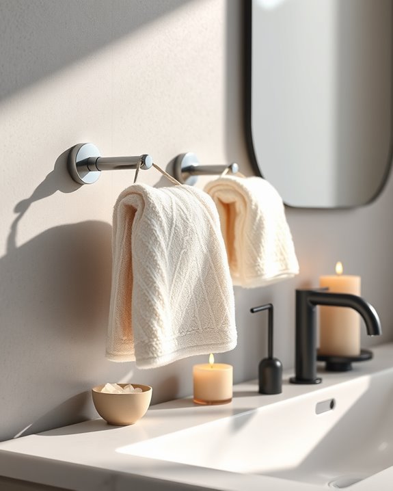 stylish decorative towel rings