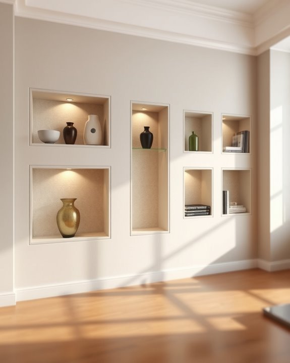 stylish decorative wall niches