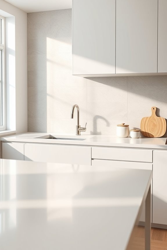 stylish diy concrete backsplash