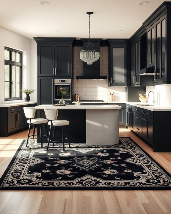 stylish durable kitchen rugs