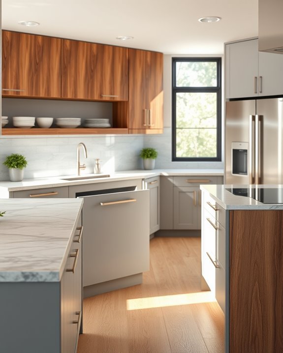 stylish durable mixed countertops