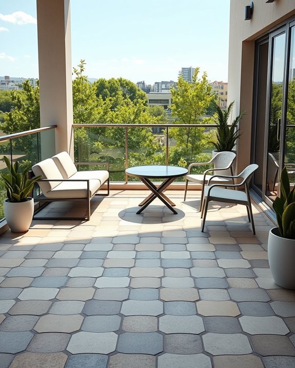 stylish durable outdoor flooring