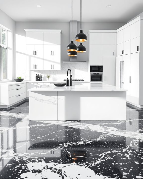 stylish durable terrazzo flooring