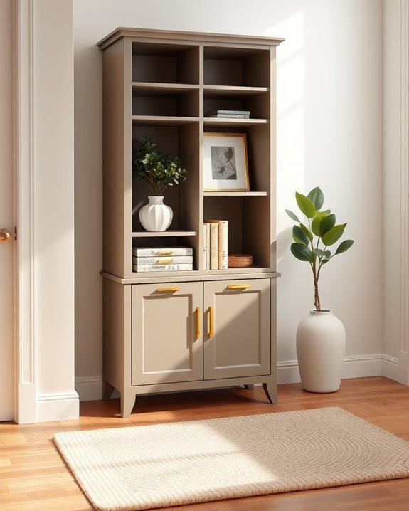 stylish entryway storage solution