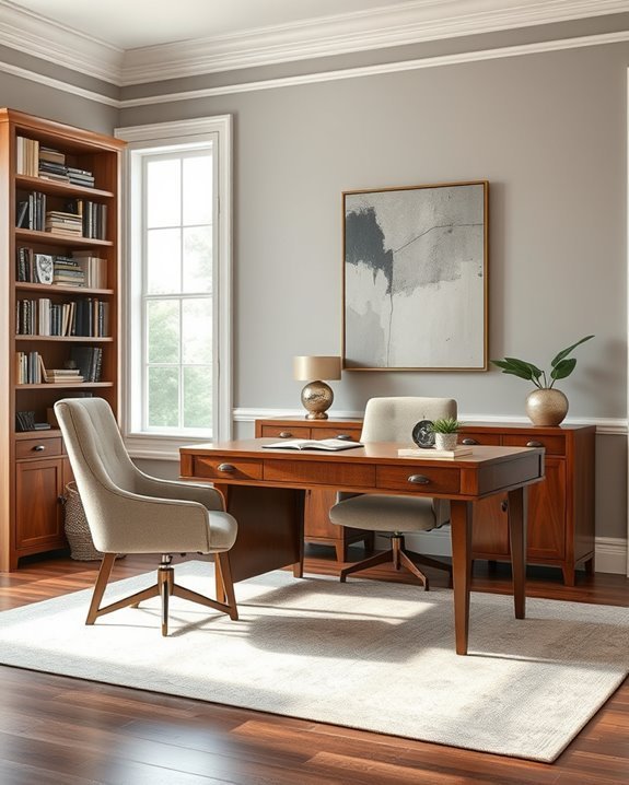 stylish ergonomic home office