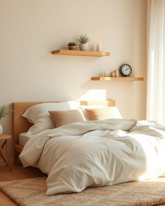 stylish floating shelf decor