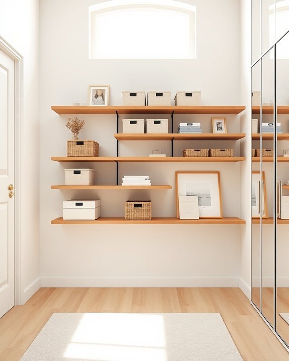 stylish floating shelf solutions