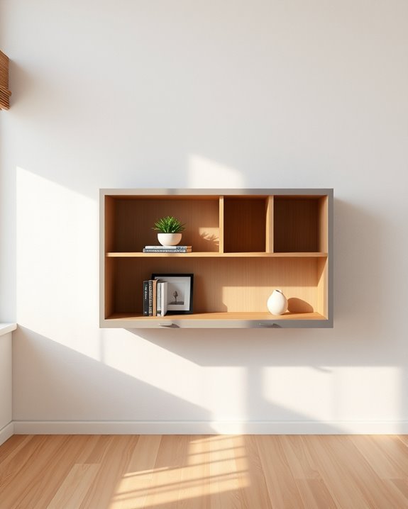 stylish floating storage solution