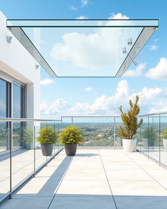 stylish functional balcony canopies