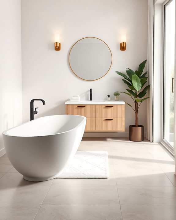 stylish functional bathroom fixtures
