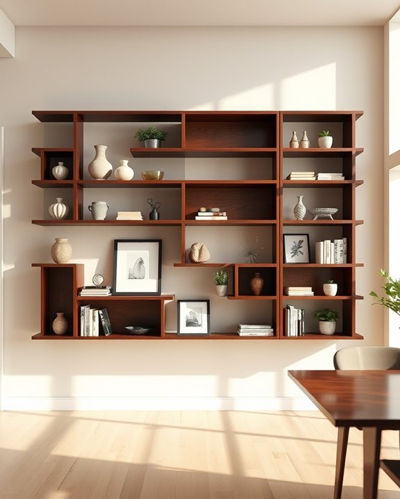 stylish functional book display
