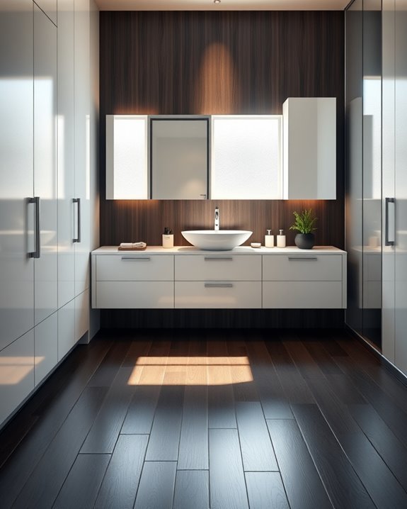 stylish functional custom cabinetry