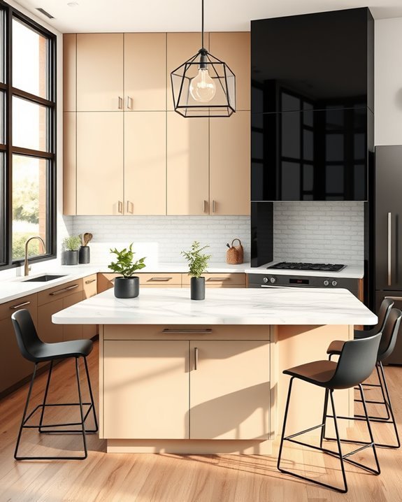 stylish functional custom cabinetry