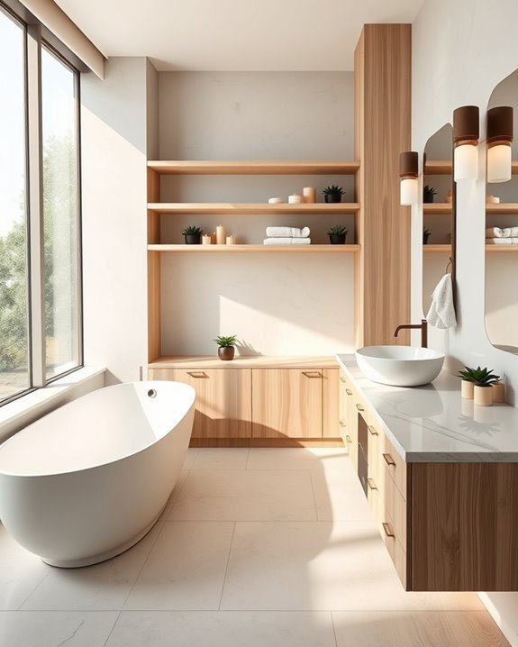 stylish functional custom shelving