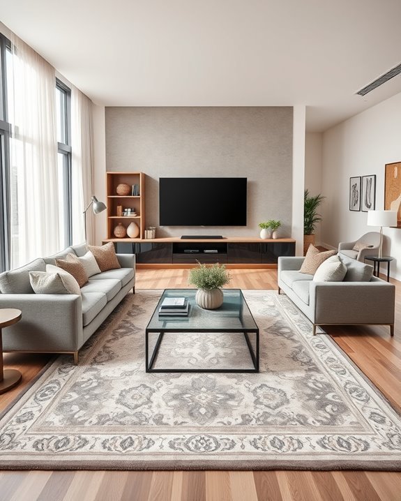 stylish functional entertainment center