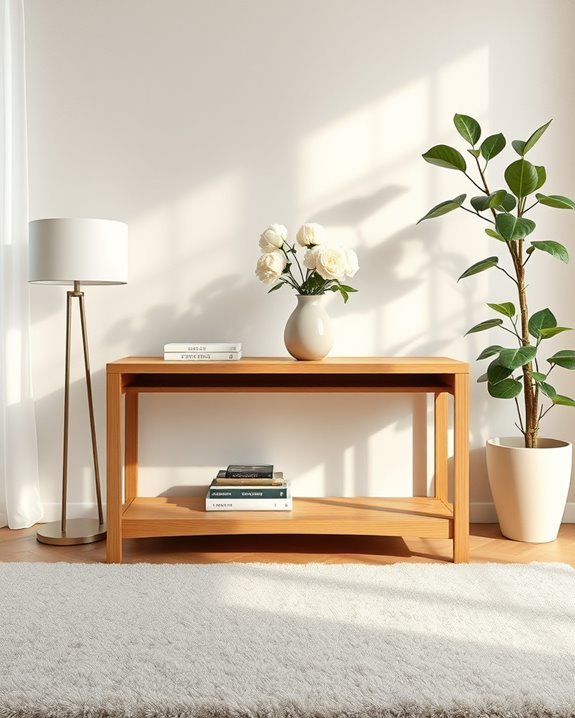 stylish functional entryway tables
