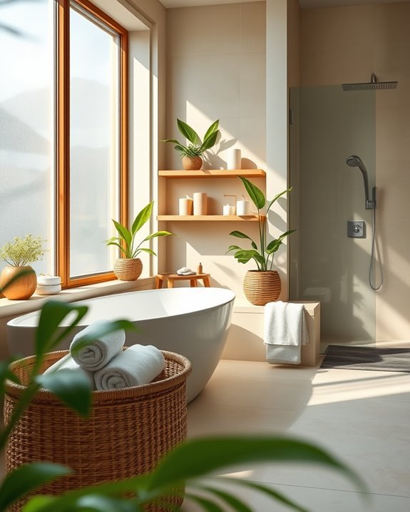 stylish functional floating shelves