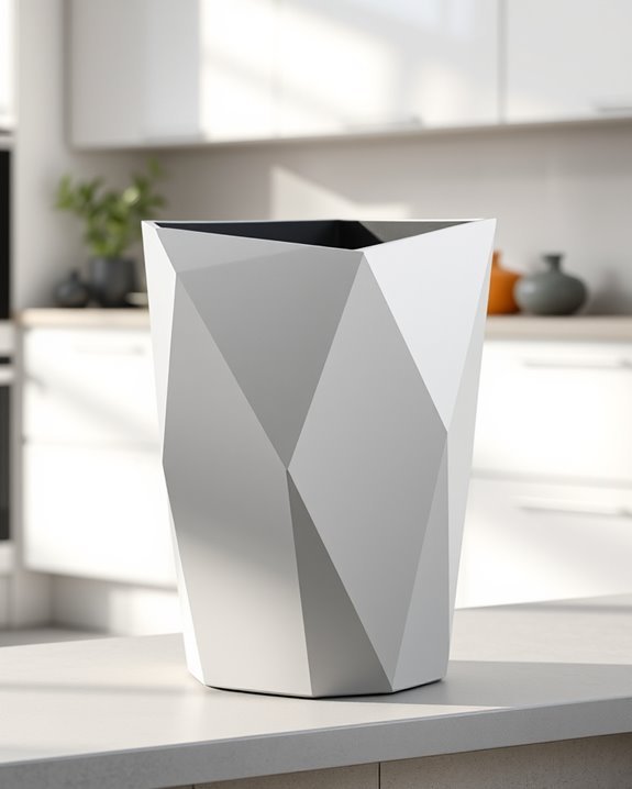 stylish functional geometric bins