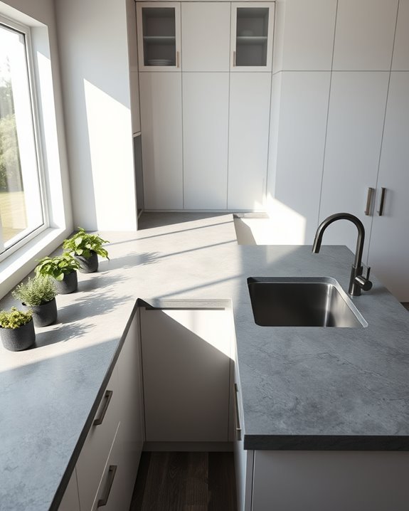 stylish functional l shaped countertops