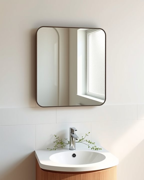 stylish functional small mirror