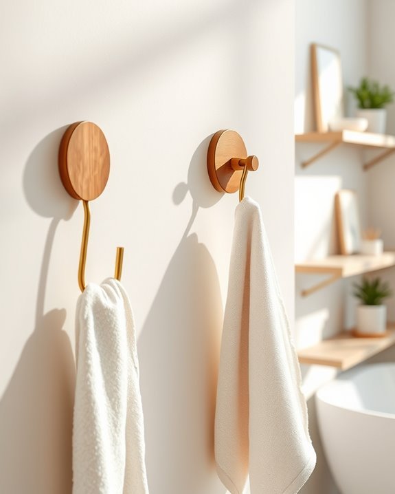 stylish functional towel accents