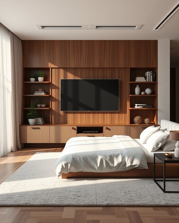 stylish functional tv panels