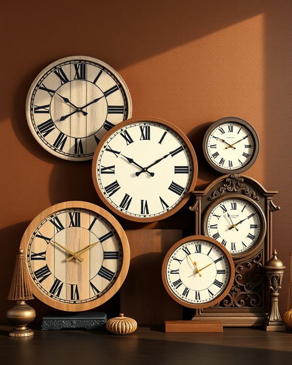 stylish functional wall clocks