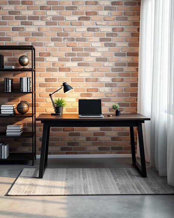 stylish functional workspace design