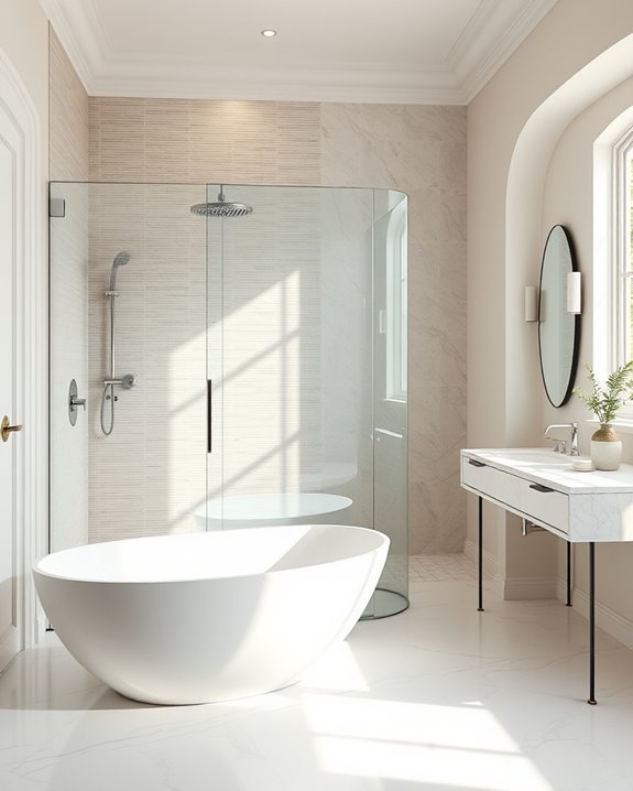 stylish glass shower enclosures
