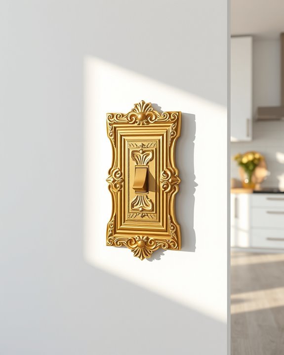 stylish gold switch upgrade