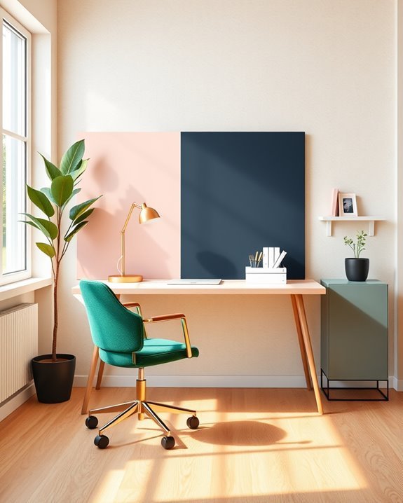 stylish home office transformation