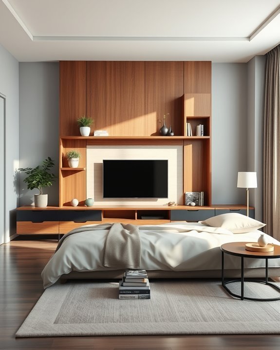 stylish l shaped tv designs
