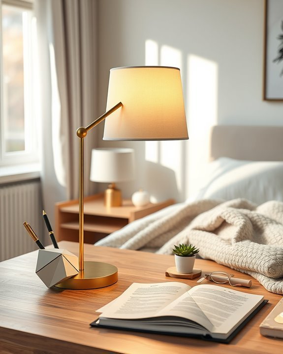 stylish lamps enhance ambiance
